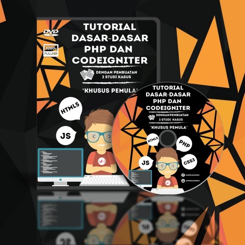 DVD Tutorial Dasar-Dasar PHP dan Codeigniter Khusus Pemula