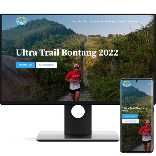 Website Event Lari UltraTrailBontang